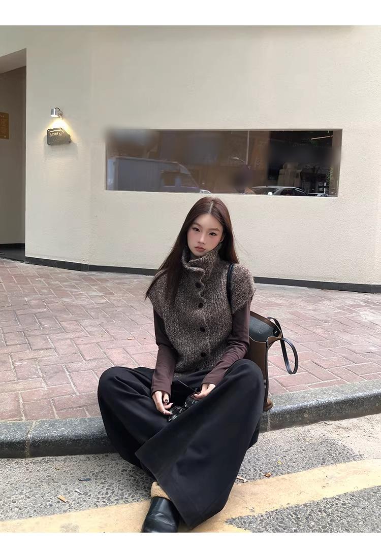 タートルネック ニットベスト | ファッション通販サイト NUGU