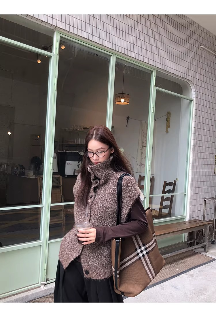 タートルネック ニットベスト | ファッション通販サイト NUGU