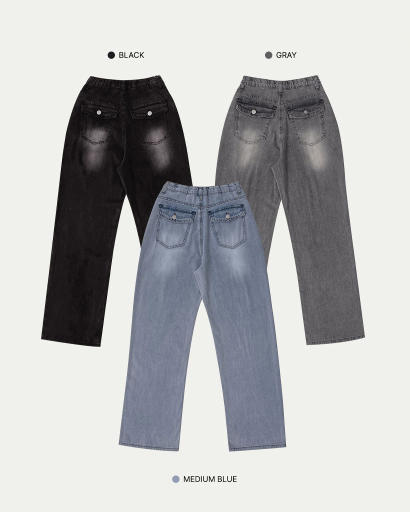 sullen購入 ワイドデニムパンツ アニュアンス anuans コルセットワイドデニムパンツ （BLUE