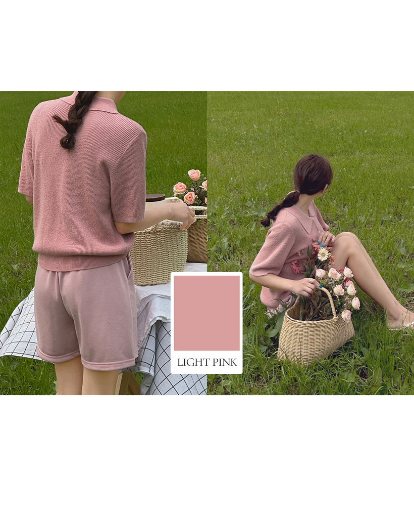 original/S-L]半袖リブニットカーディガン | ファッション通販