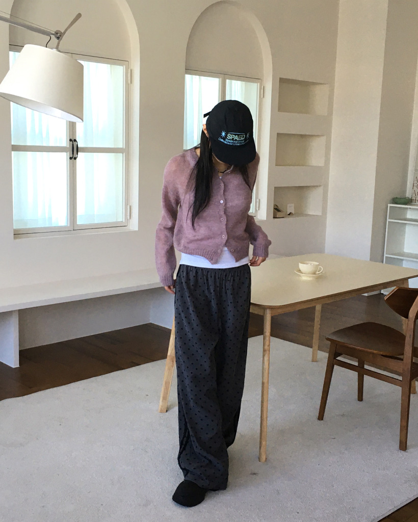 11color) (WOOL 20) アルパカウールニットラウンドカーディガン