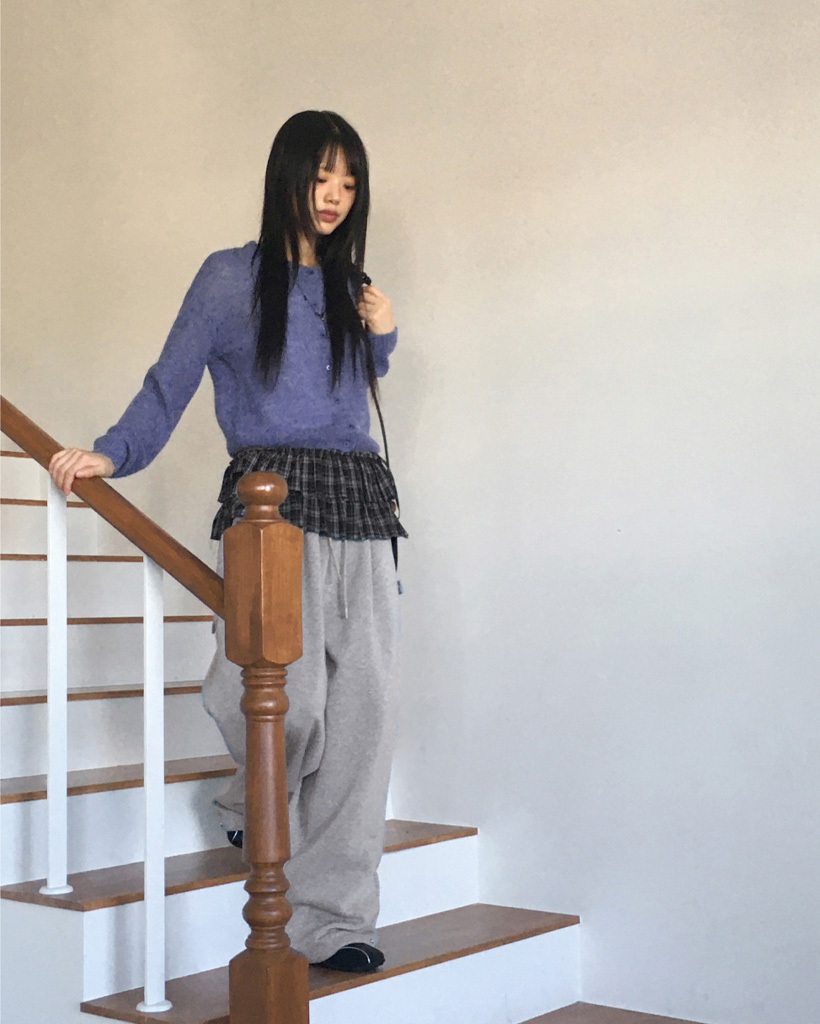 11color) (WOOL 20) アルパカウールニットラウンドカーディガン