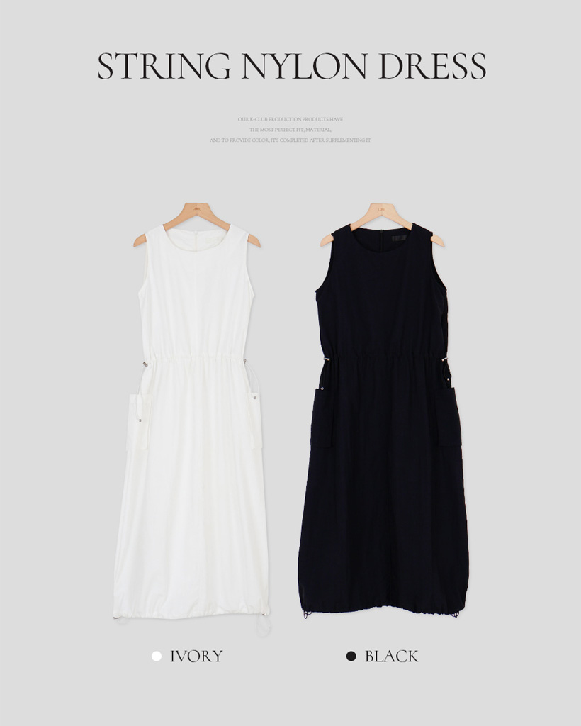 original/S-M]ストリングナイロンキャミワンピース