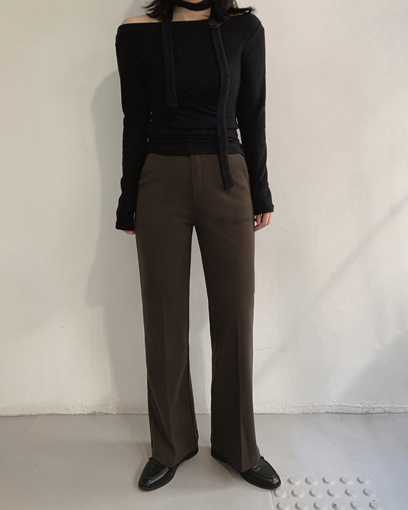 [Dunst] セミブーツカット スリムスラックス / 韓国ブランド MUSINSA公式 | DUNST FOR WOMEN SLIM SEMI BOOT-CUT