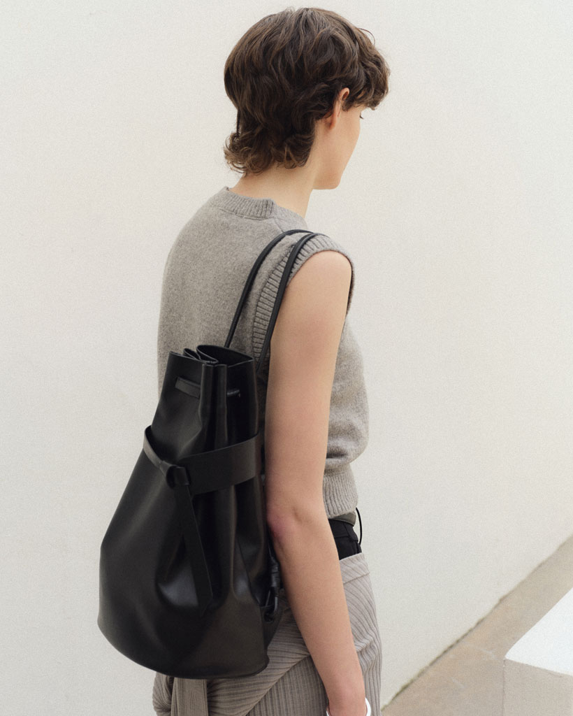なつページ KNOT BACKPACK (black) | ファッション通販サイト NUGU