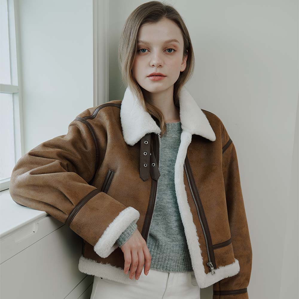 OHOTORO Bear Mustang Jacket cream 完売 bear hood mustang (beige) | ファッション通販サイト NUGU