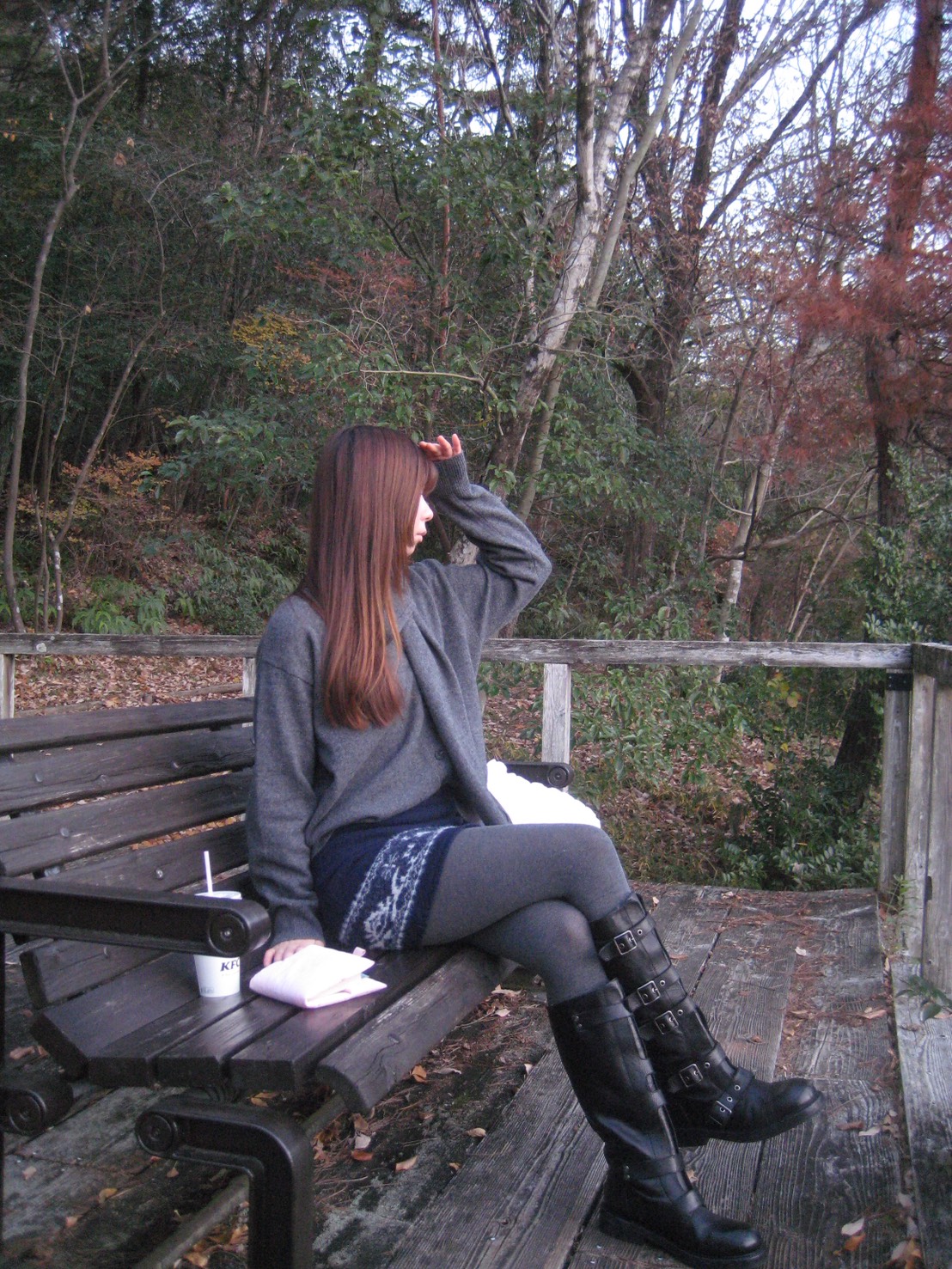 [yu x Atelier Nain] (CD-2235)YAK BLENDED MUFFLER SET CARDIGAN S