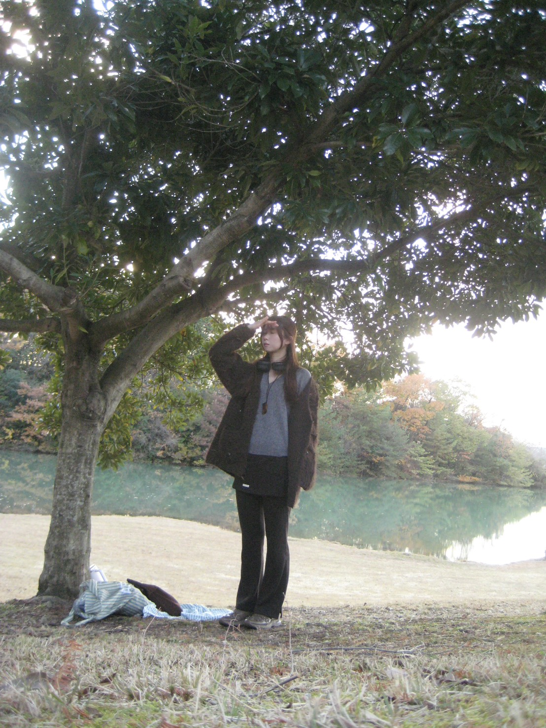 [yu x For Your Eyes Only] Mary Wrap Skirt Pants (Chocolate)