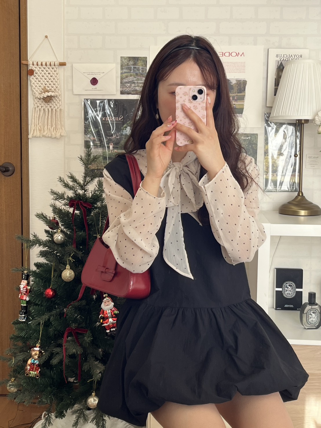 【購入特典】[tokki x Sinoon] Balloon Mini Dress (Black)