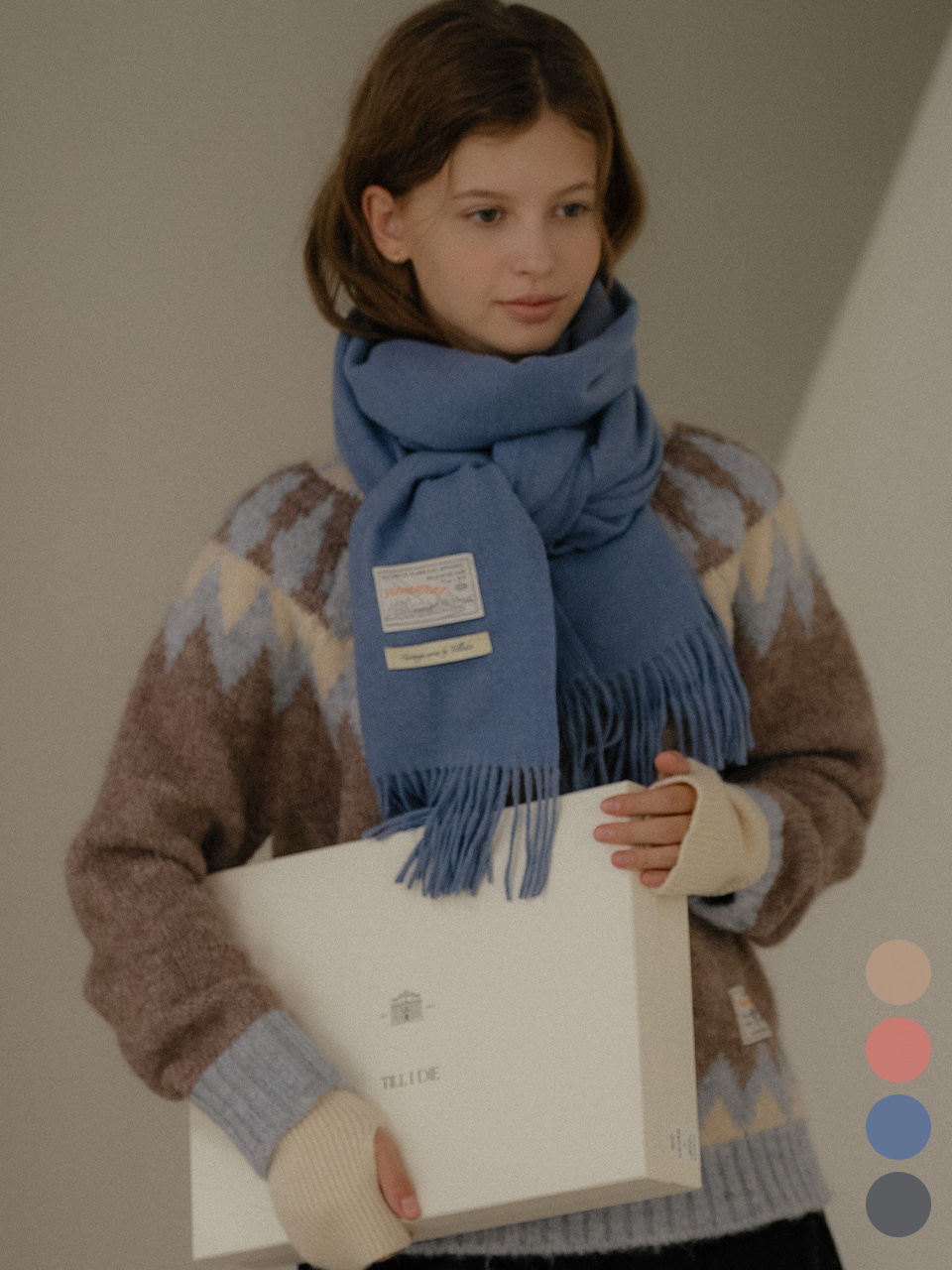 Soft touch long muffler [TIWT03AC02]_4color