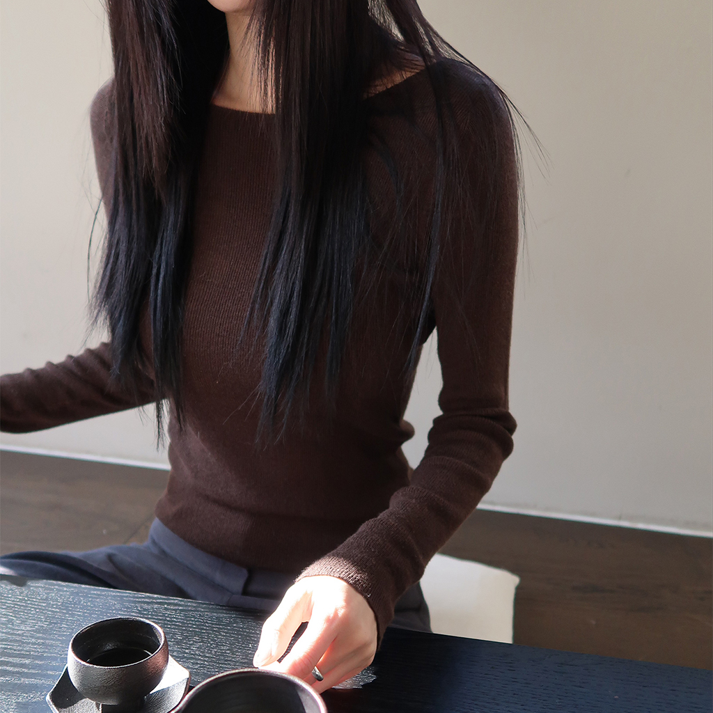 ルーズフィット リブニット (loose golji knit (3color))