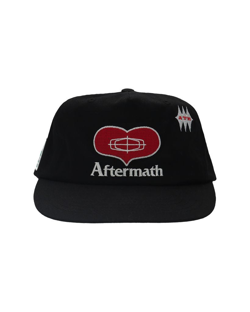 LOVE 5PANEL BALL CAP BLACK