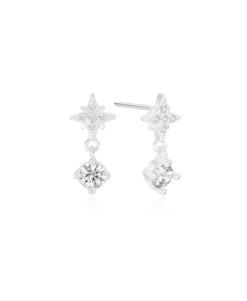 lumi star cubic earring