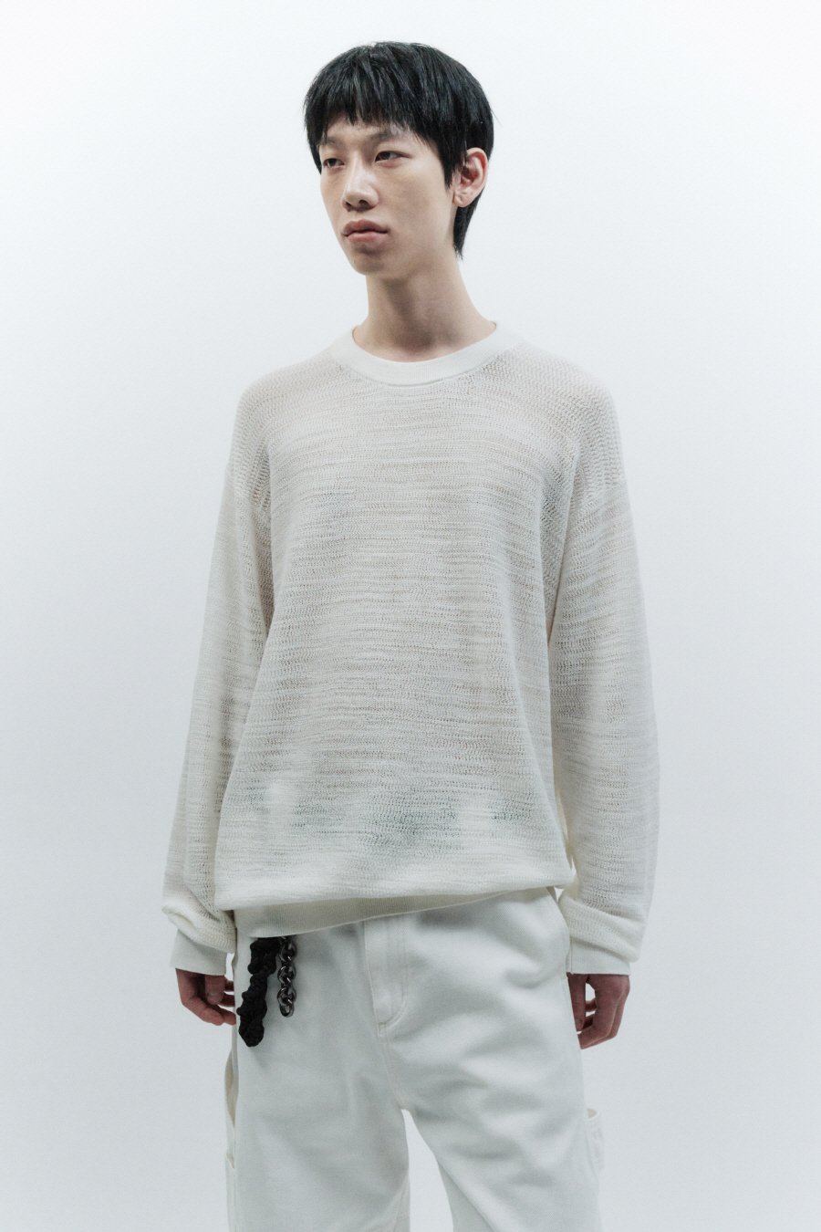 【OffWhite2021新作】84,334円✩︎オフホワイトウールアルパカニット OffWhite2021新作】84,334円✩︎オフホワイトウールアルパカニット