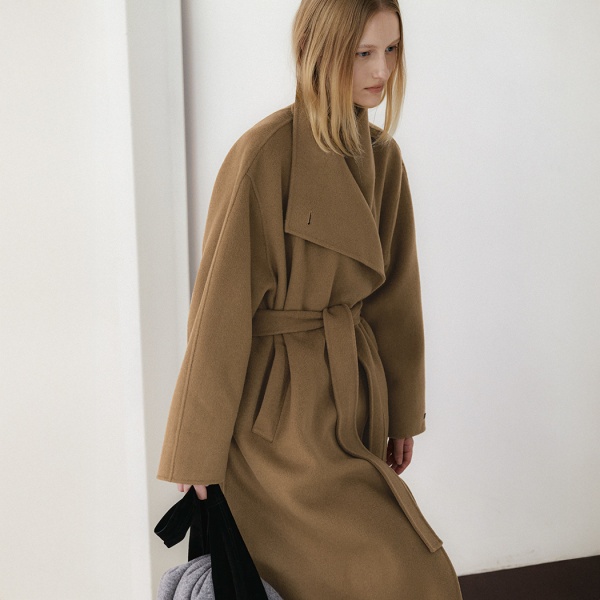 (Z-CT-1440)TOQUE WOOL HANDMADE COAT S