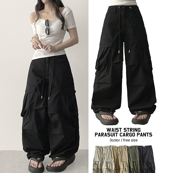 Guapi レースパンツ ドローストリング ストリート カジュアル Collections - Guapi Clothing