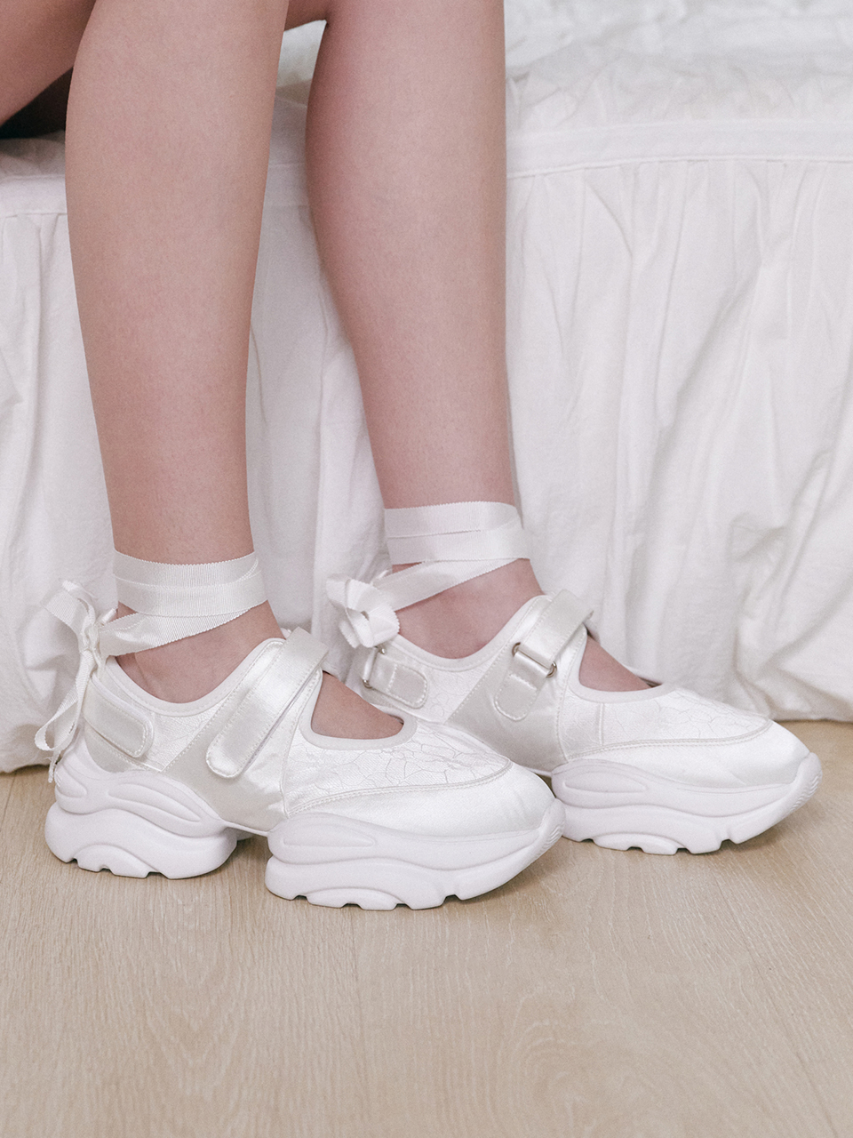 Shushu Ribbon Sneakers 412510003 (5cm)