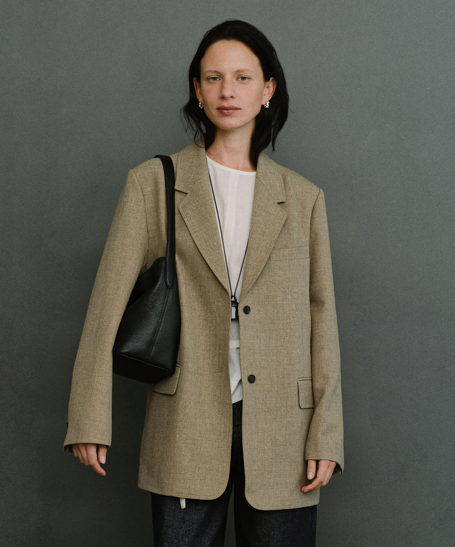 [Influencer pick] Moss single button jacket_2colors