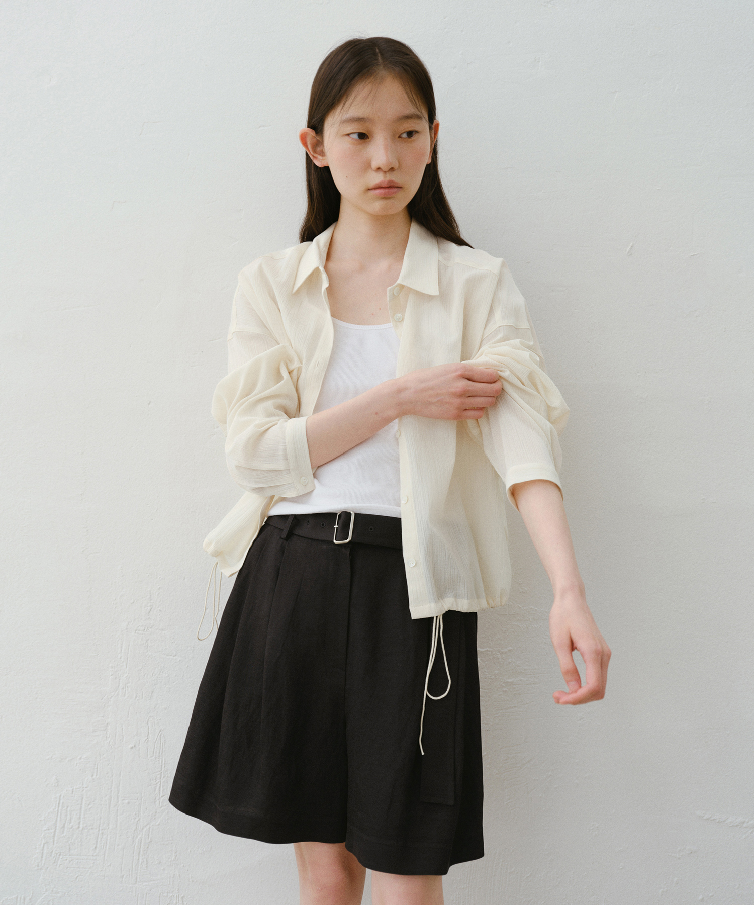 [MCLANEE] 573オペア クロスバッグ LIGHT BEIGE グランド シティ プラットフォーム オックスフォード womens