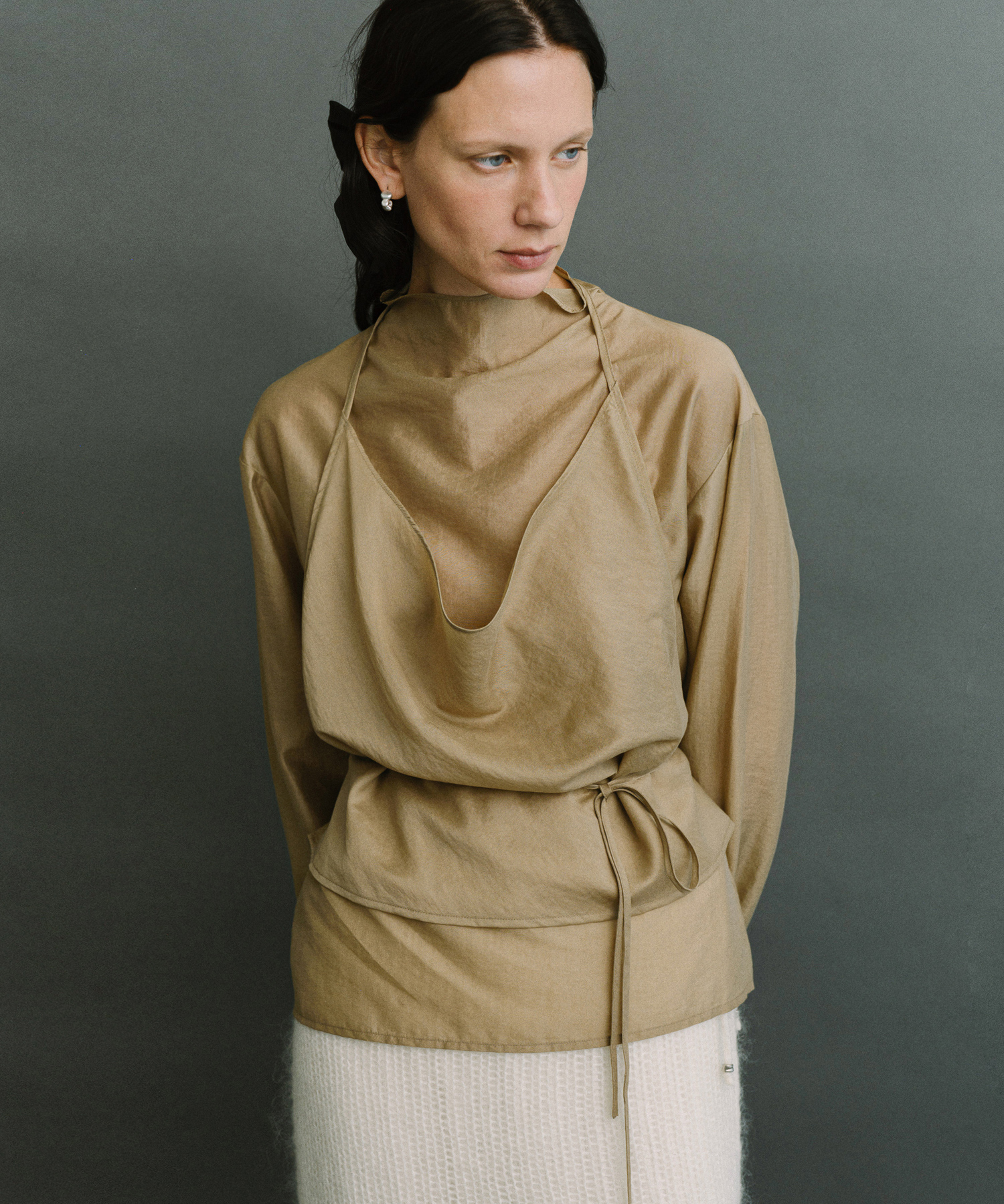 [Influencer pick] Toffee layered blouse_2colors