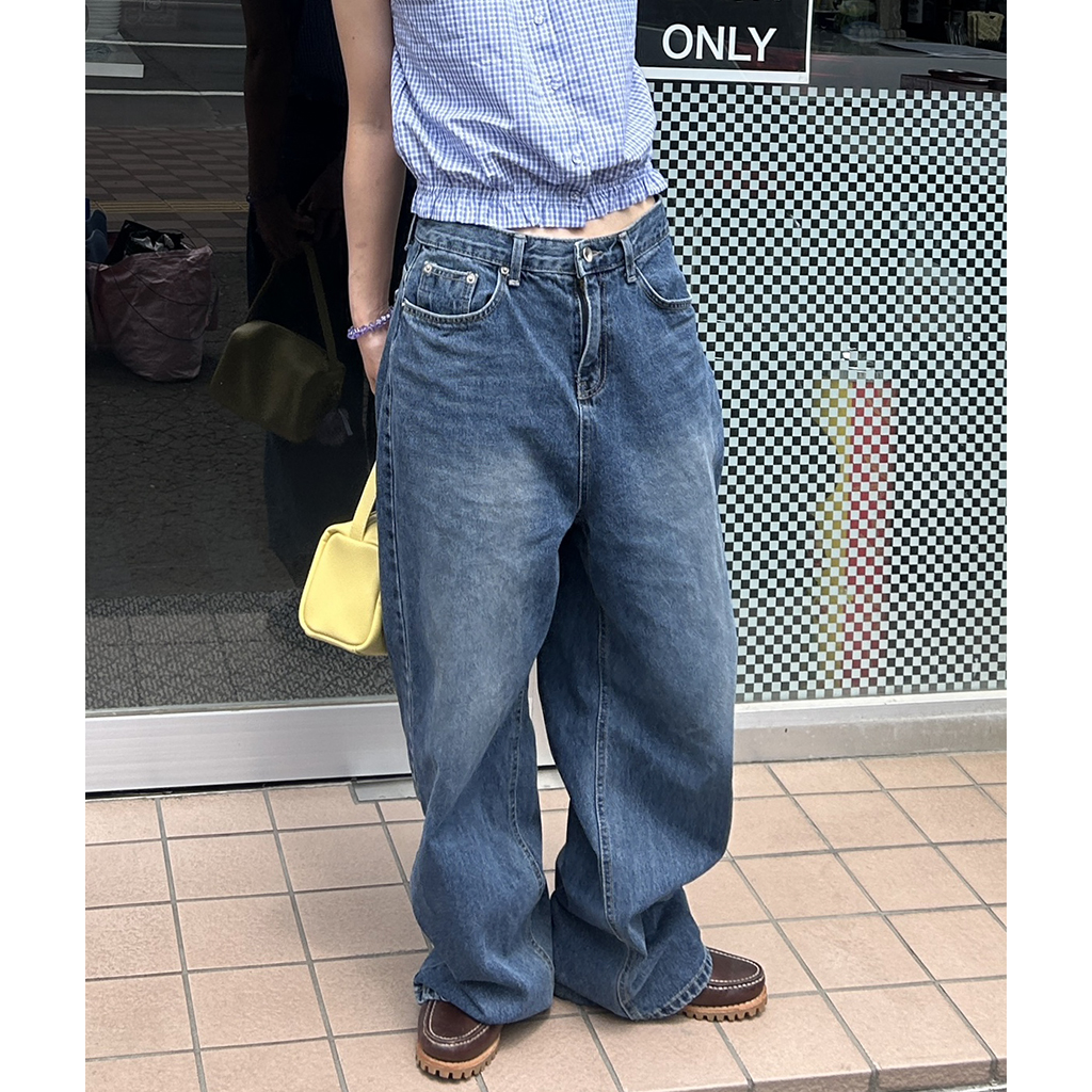 ウォッシングルーズフィットデニムパンツ | ファッション通販
