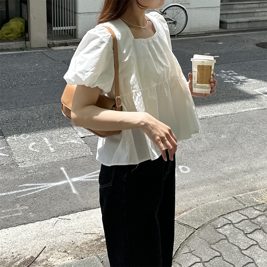 twill ラウンドぺプラムボリューム twill ラウンドぺプラムボリューム