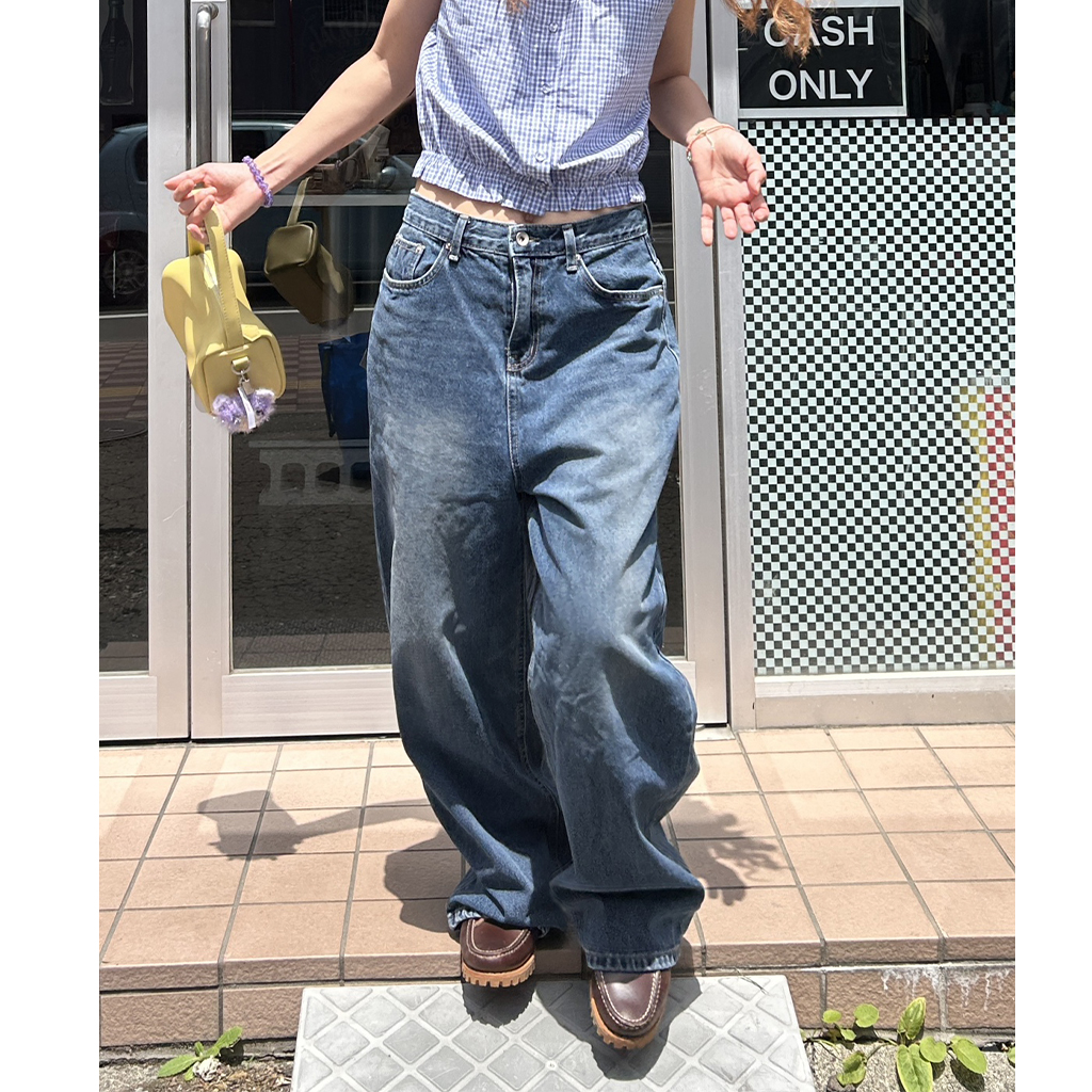 OAF デニムパンツ　FOLD WAIST DENIM FOLD WAIST DENIM