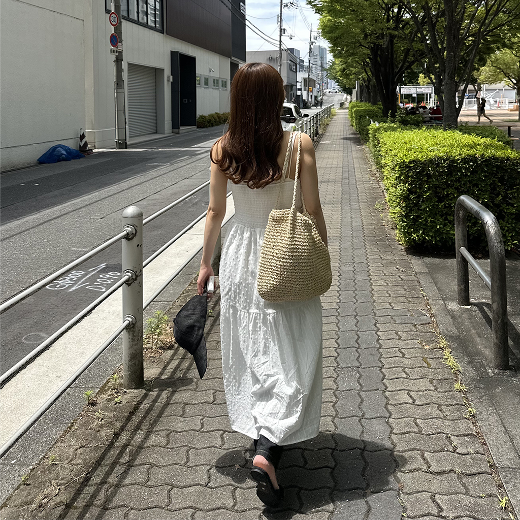 ガーリーキャミロングワンピース | ファッション通販サイト NUGU