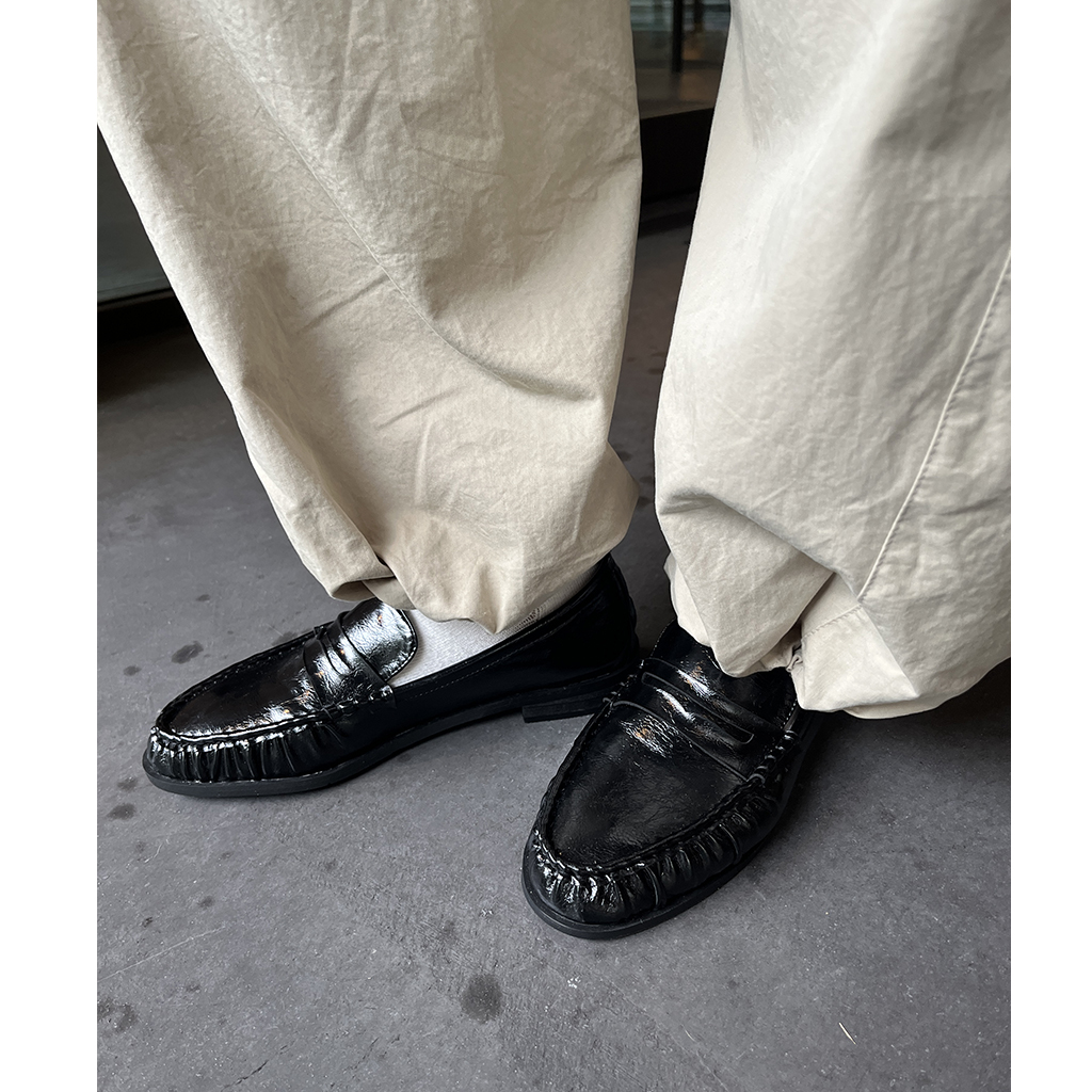 ギャザーベーシックローファー | ファッション通販サイト NUGU