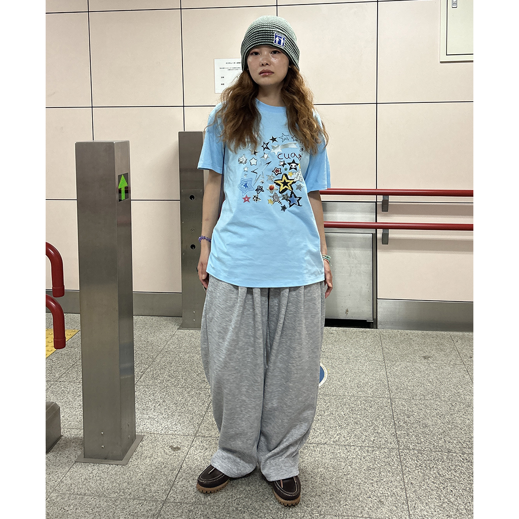 chopovalowena スウェットパンツ ワイドスウェットパンツ | ファッション通販サイト NUGU