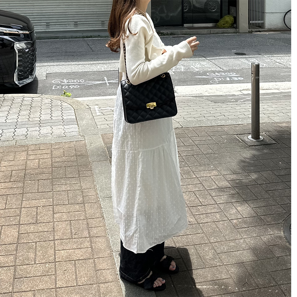 ガーリーキャミロングワンピース | ファッション通販サイト NUGU