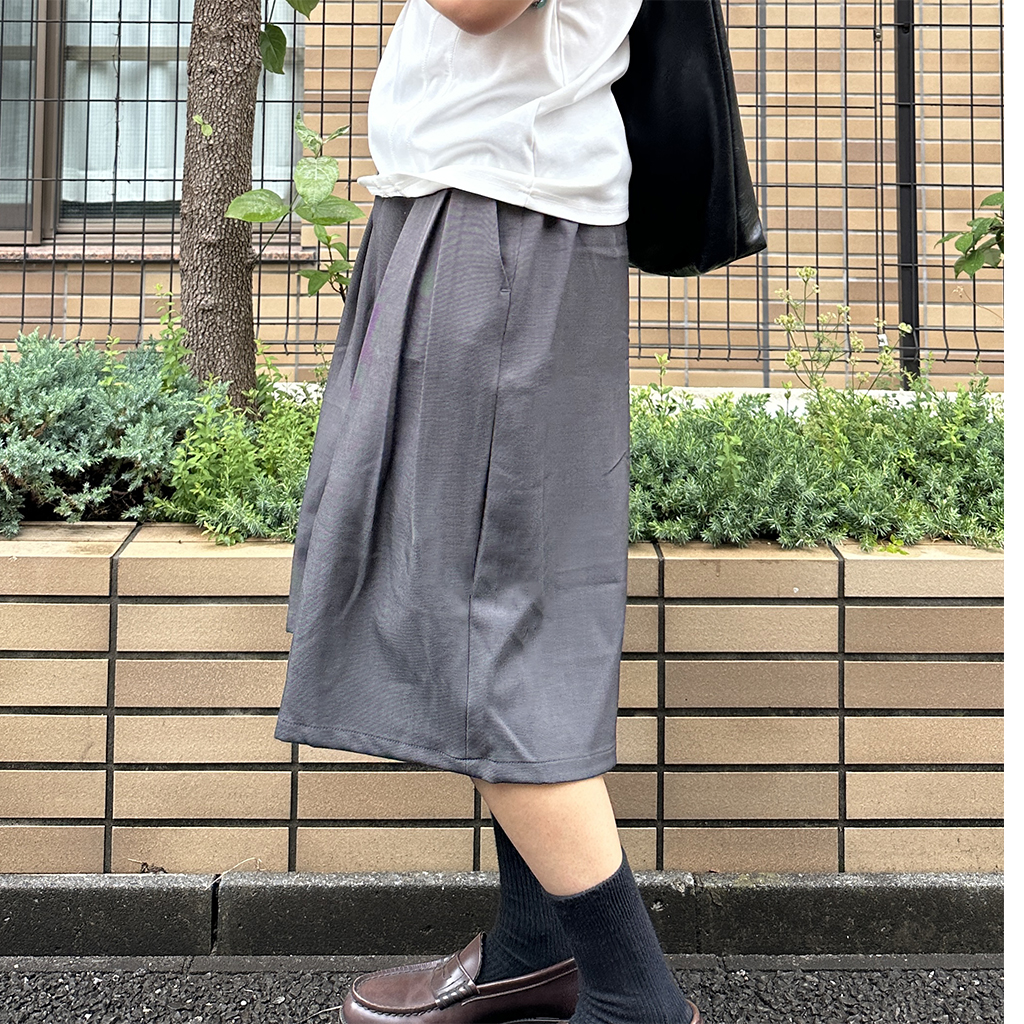 パンツ ユニセックス プリーツ ワイド 2色 こんなパンツ、欲しかった…！新型2プリーツワイドパンツ