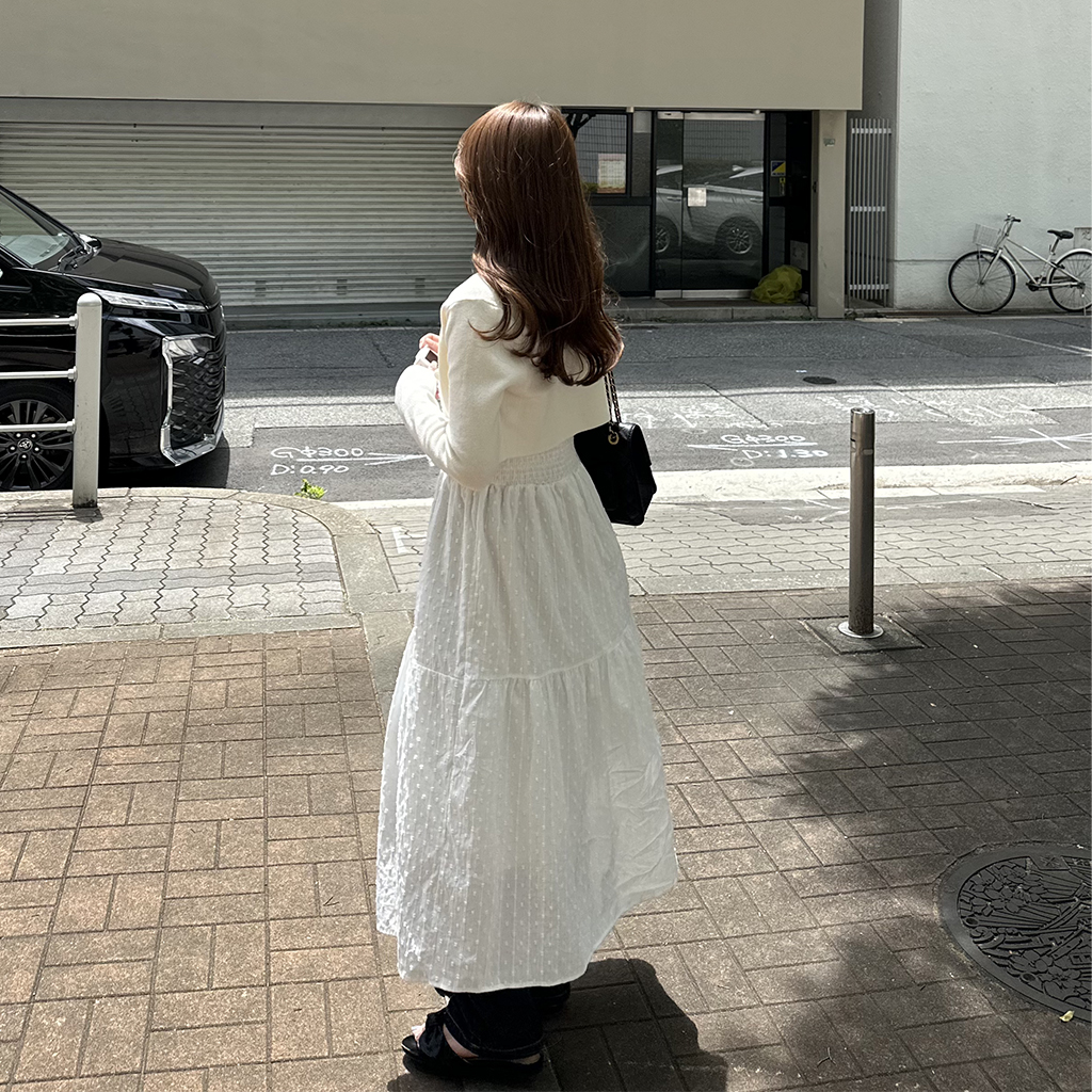 ガーリーキャミロングワンピース | ファッション通販サイト NUGU