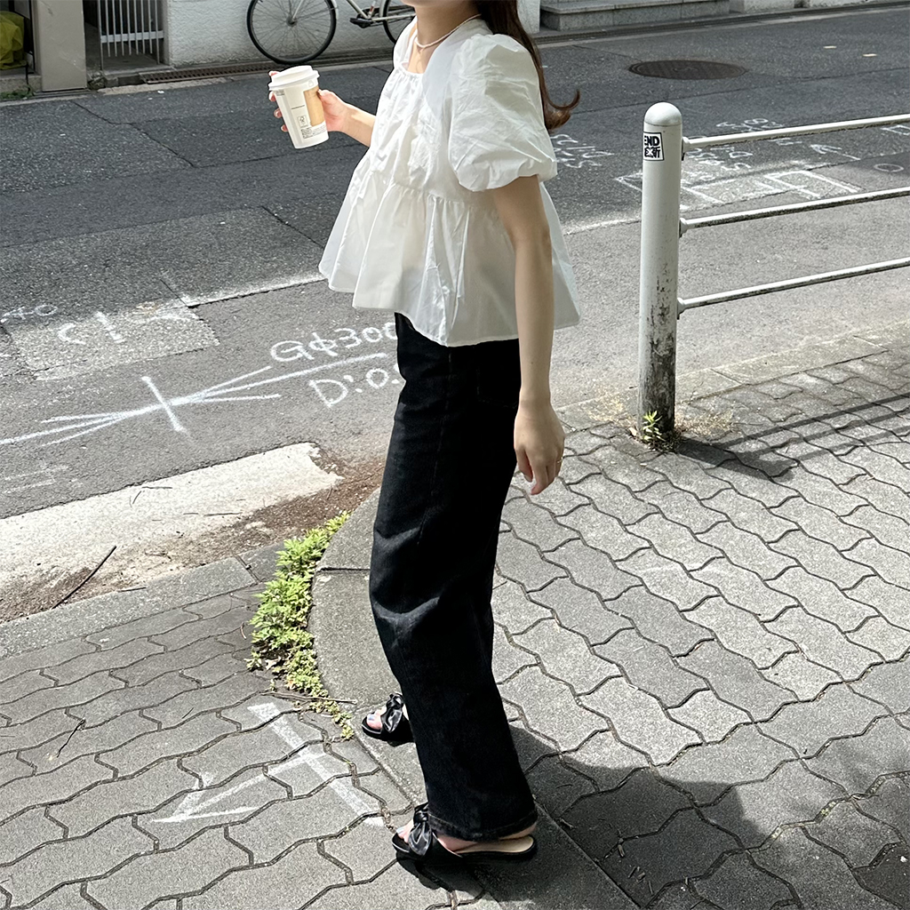 twill ラウンドぺプラムボリューム twill ラウンドぺプラムボリューム