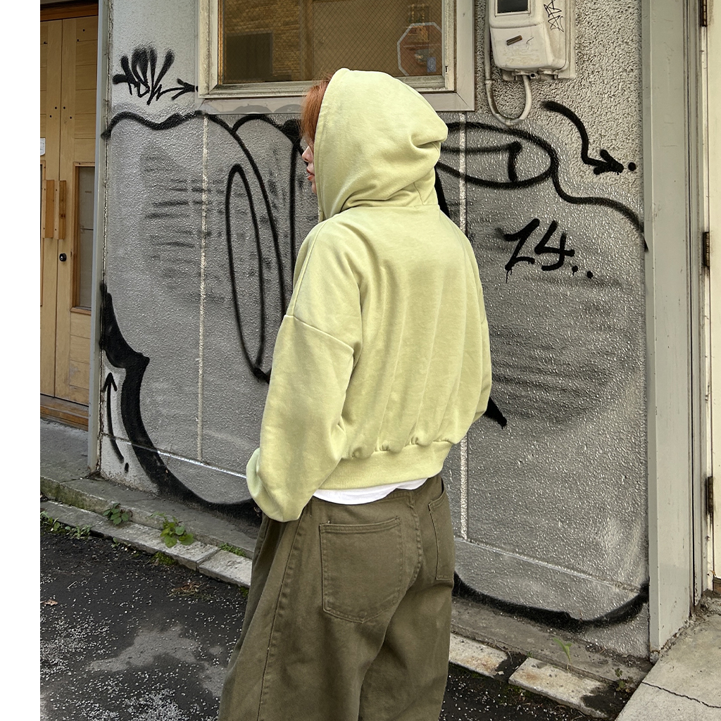 d.i.a. フード付きクロップドジャケット パーカージャケット Amazon | [Vmiutyer LLOP] 重ね着風 ジャケット レディース 4色