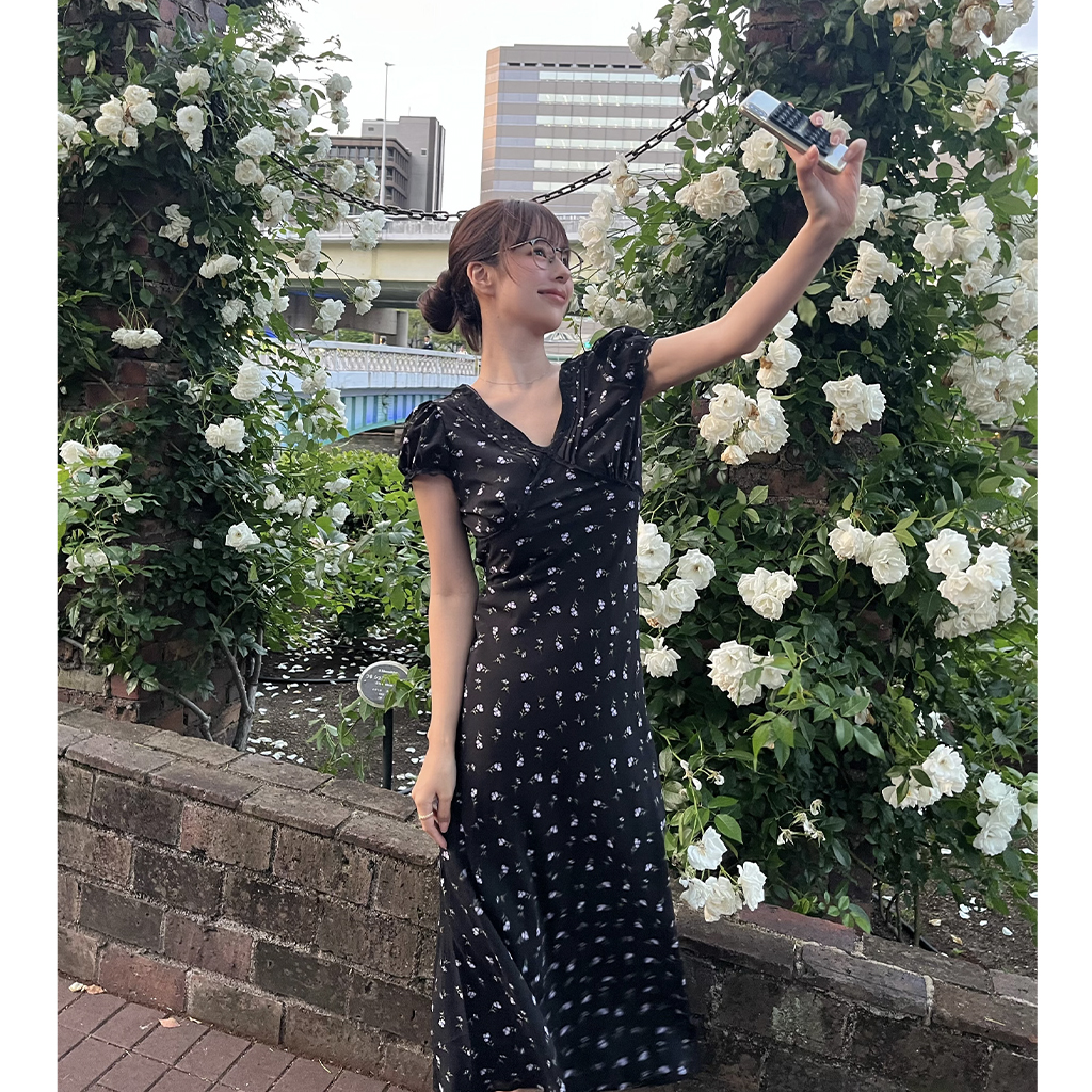 レースフラワーマキシワンピース | ファッション通販サイト NUGU