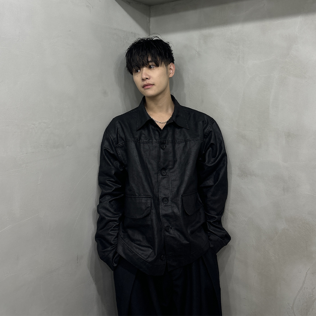 クラックヴィーガンレザーコーチジャケット | ファッション通販サイト NUGU