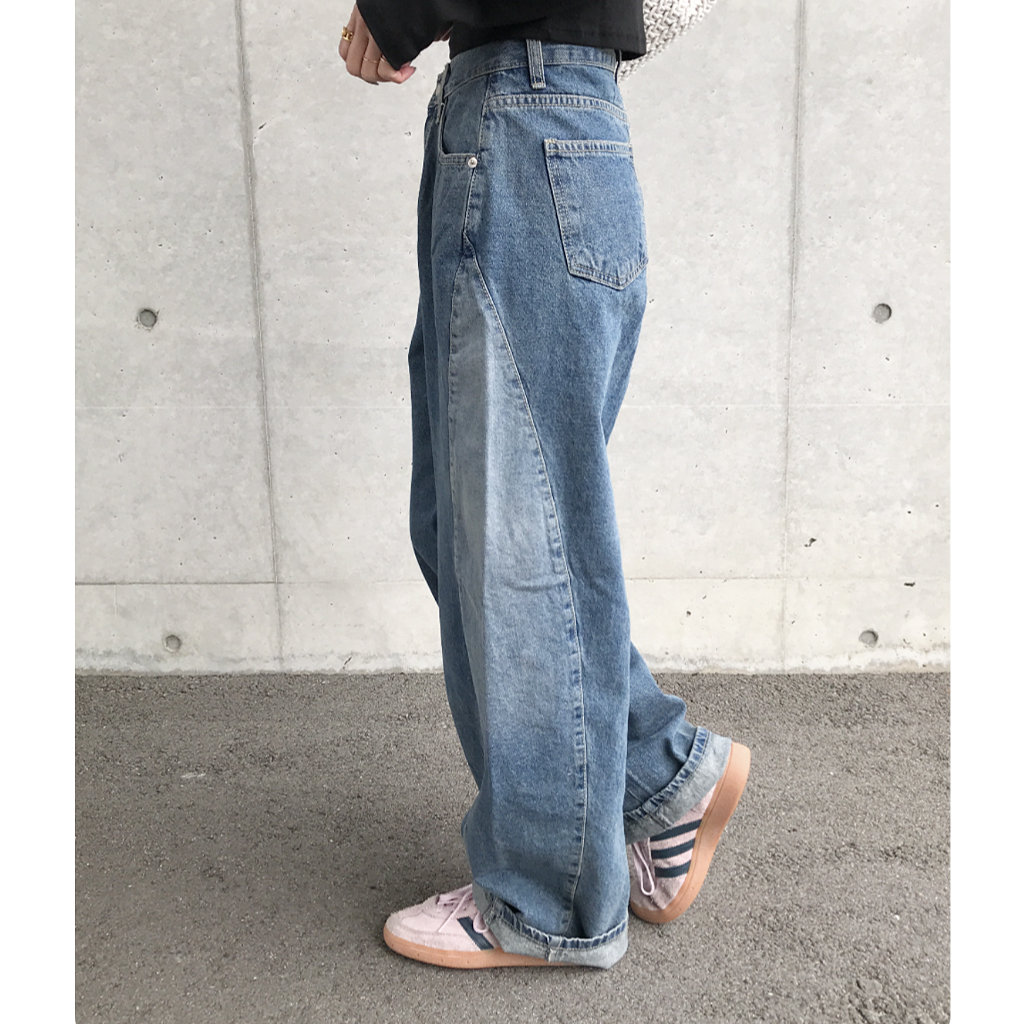 qung デニム カットウォッシュヴィンテージデニム | ファッション通販サイト NUGU