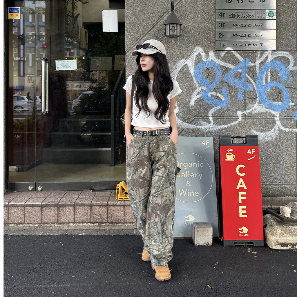 グラフィックツリーカモフラージュパンツ | ファッション通販