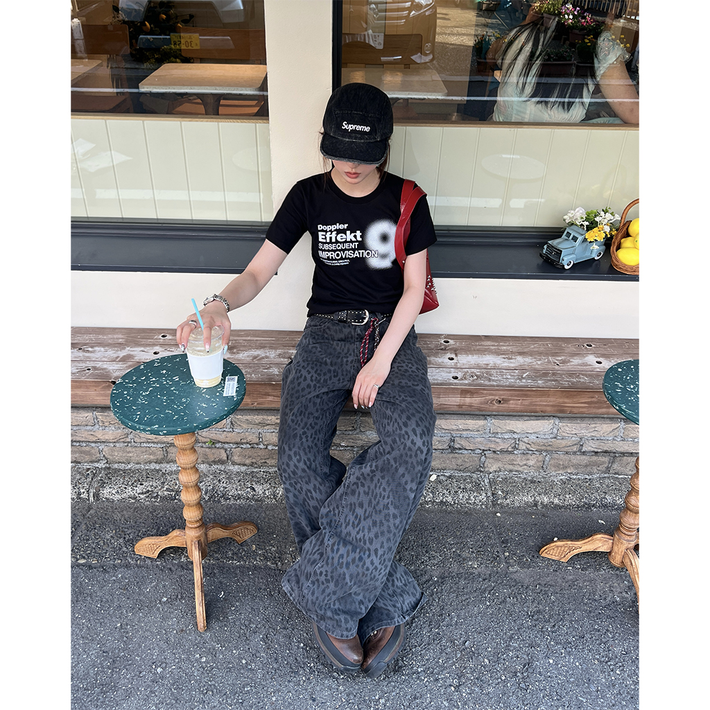 【再販無し】Perushu黒ヒョウ柄ワイドバルーンパンツ　レオパード 楽天市場】ヒョウ柄 パンツ ワイドパンツ レオパード 豹柄