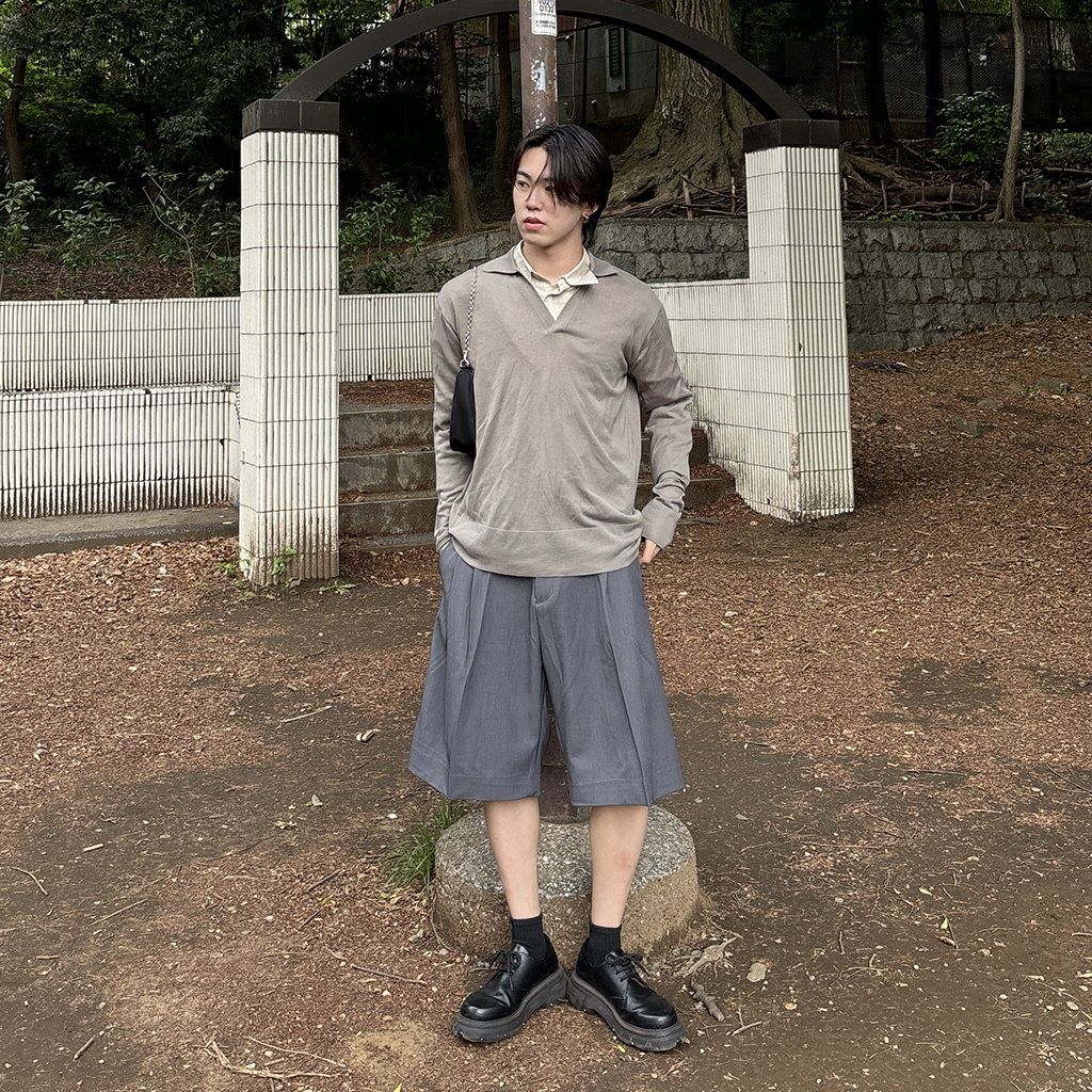 UNIQLO バルミューダショーツ2色セット ユニクロ公式 | ユーティリティバミューダショーツ