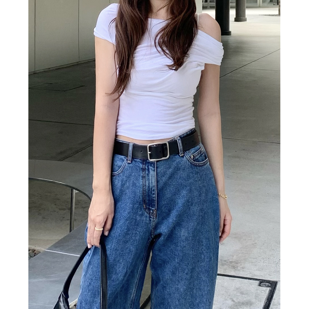 ドレープオフショルダートップ | ファッション通販サイト NUGU