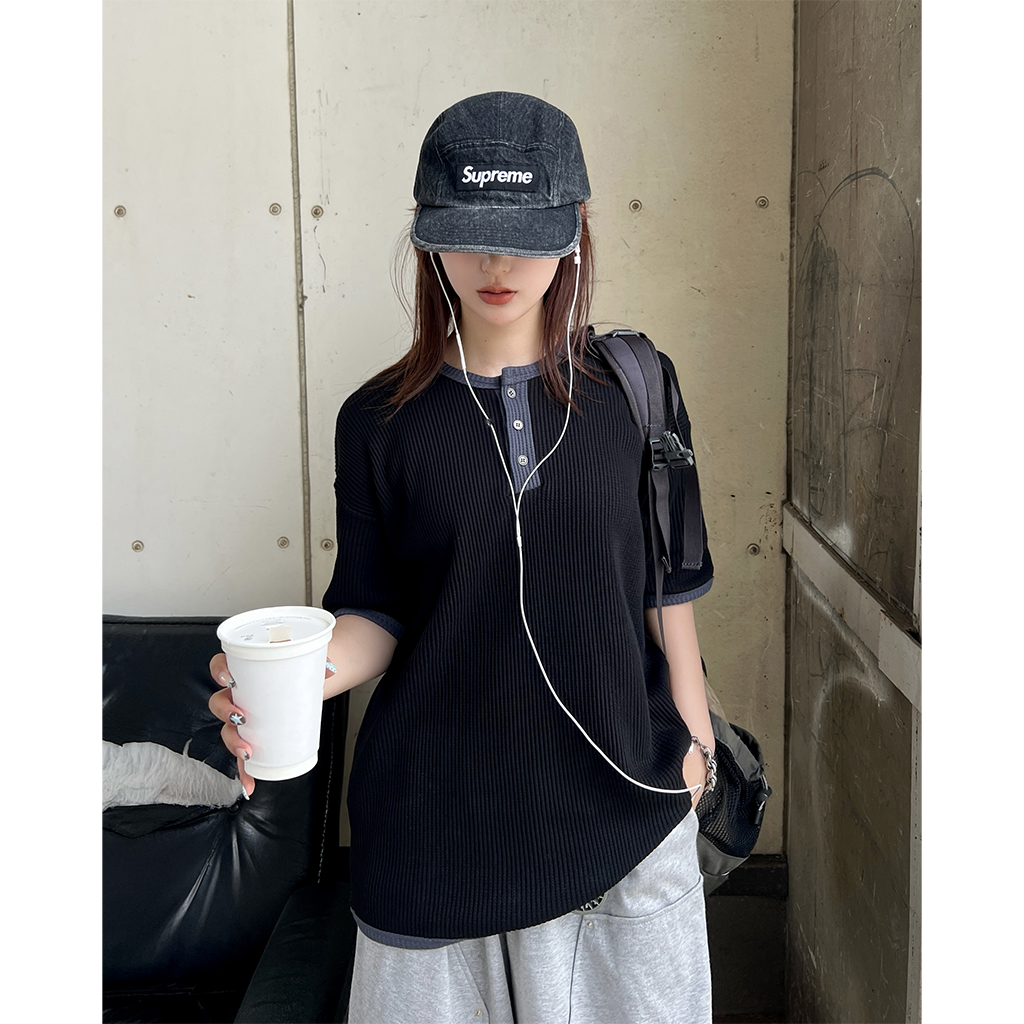 ナンバーナイン　ワッフル　カットソー FRUIT OF THE LOOM フルーツオブザルーム×NUMBER (N)INE
