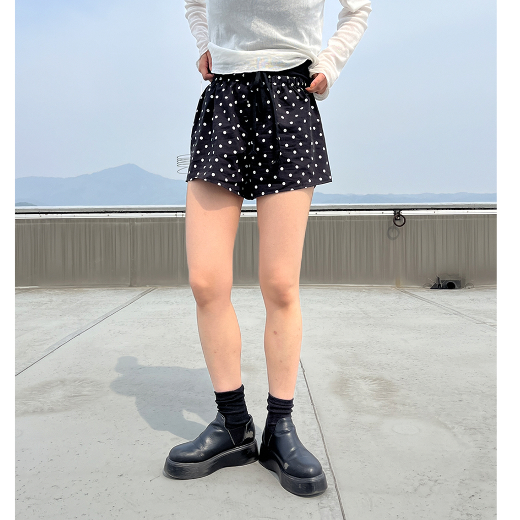 wolf&wolff ショートパンツ ansnam atelier103 ドットショートパンツ | ファッション通販サイト NUGU