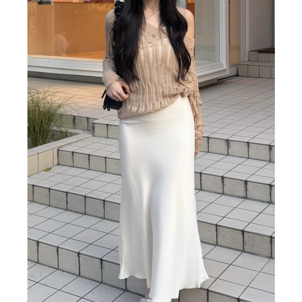 【通販激安】 シアーダメージニット NUGU ファッション通販サイト | トップス