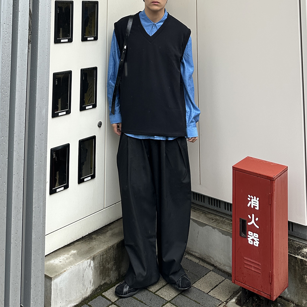 タックデザインワイドスラックス | ファッション通販サイト NUGU