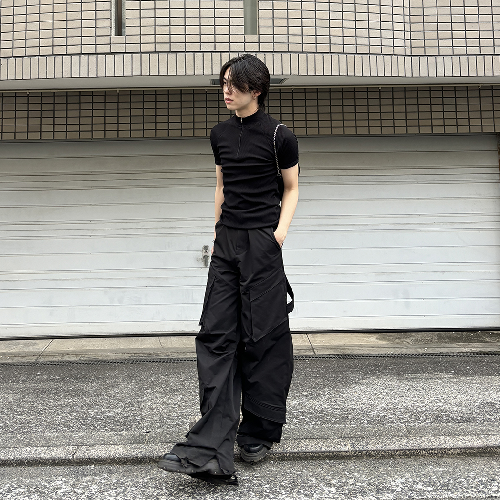 ハーフジップアップTシャツ | ファッション通販サイト NUGU