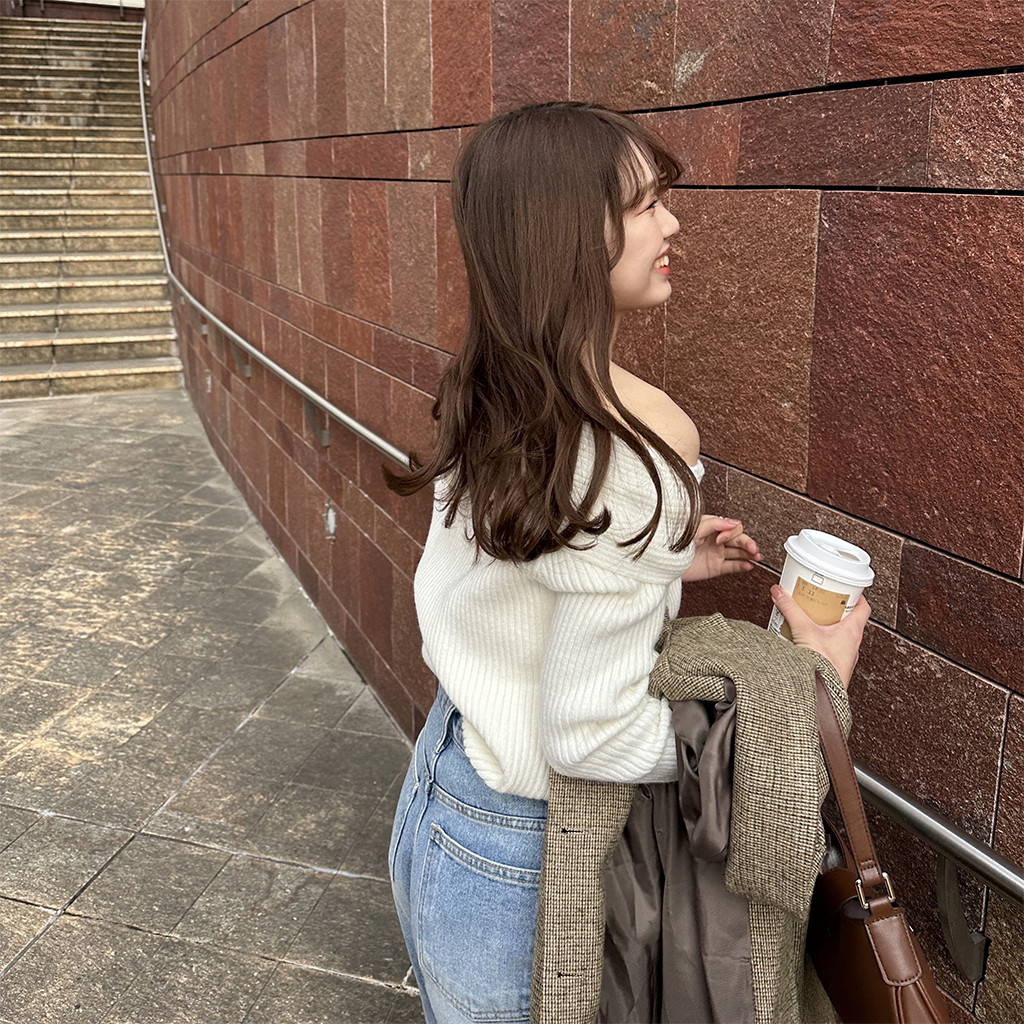 オフショルダーニット | ファッション通販サイト NUGU