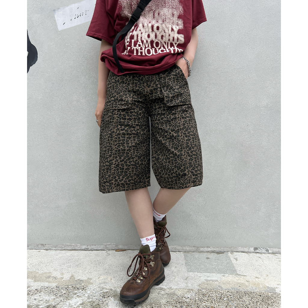 【PRIME MEMBERS】Leopard Bermudaレオパード バミューダ パンツ レオパードバミューダパンツ | ファッション通販サイト NUGU