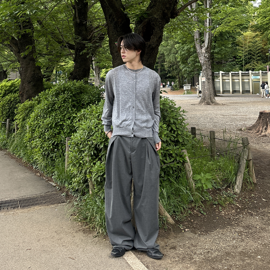 タックデザインワイドスラックス | ファッション通販サイト NUGU